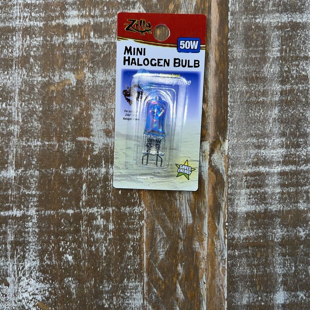 Zilla Mini Halogen Lamp Reptile Bulb 50watt Day Blue‎